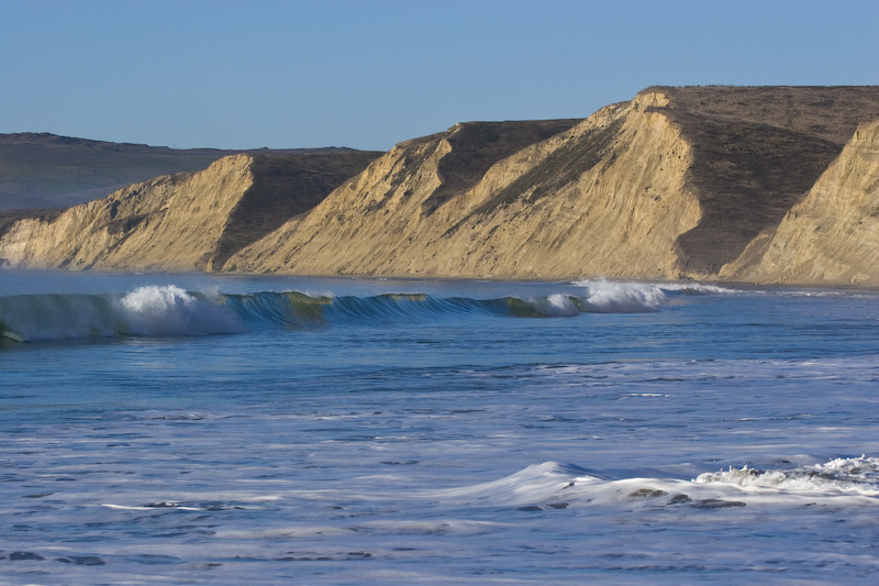 Waves Coming Into Drakes Beach